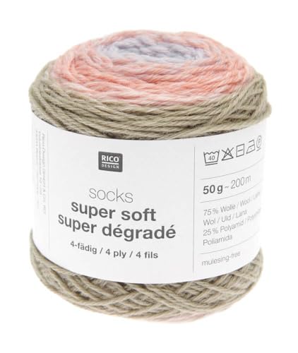 Rico Design Socks Super Soft Super Farbverlaufswolle 4 Fäden Rico Design Socks Super Soft Super Farbverlaufswolle 4 Fäden von Rico Design