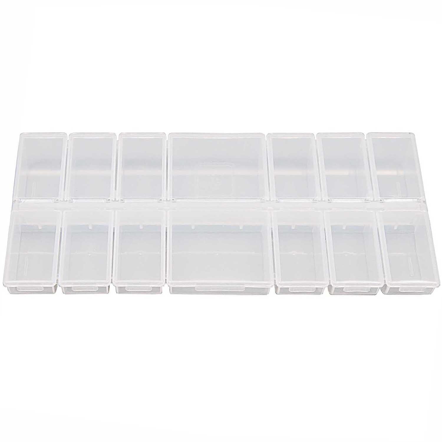 Sortierbox mit 14 Fächern 24,2x11x2,8cm Sortierbox mit 14 Fächern 24,2x11x2,8cm von Rico Design