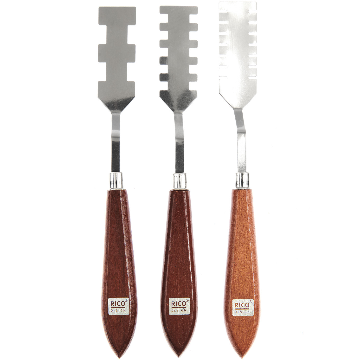 Spachtel eckig 3er Set von Rico Design