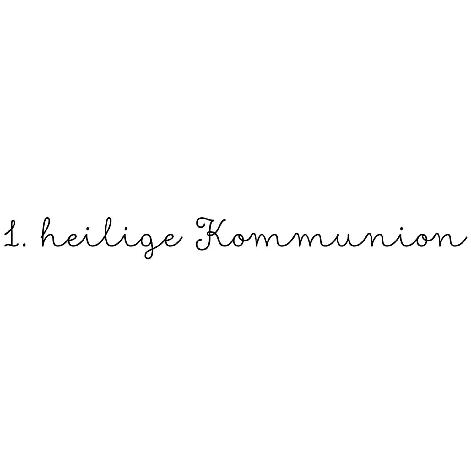 Stempel 1. heilige Kommunion 7,5x2cm von Rico Design