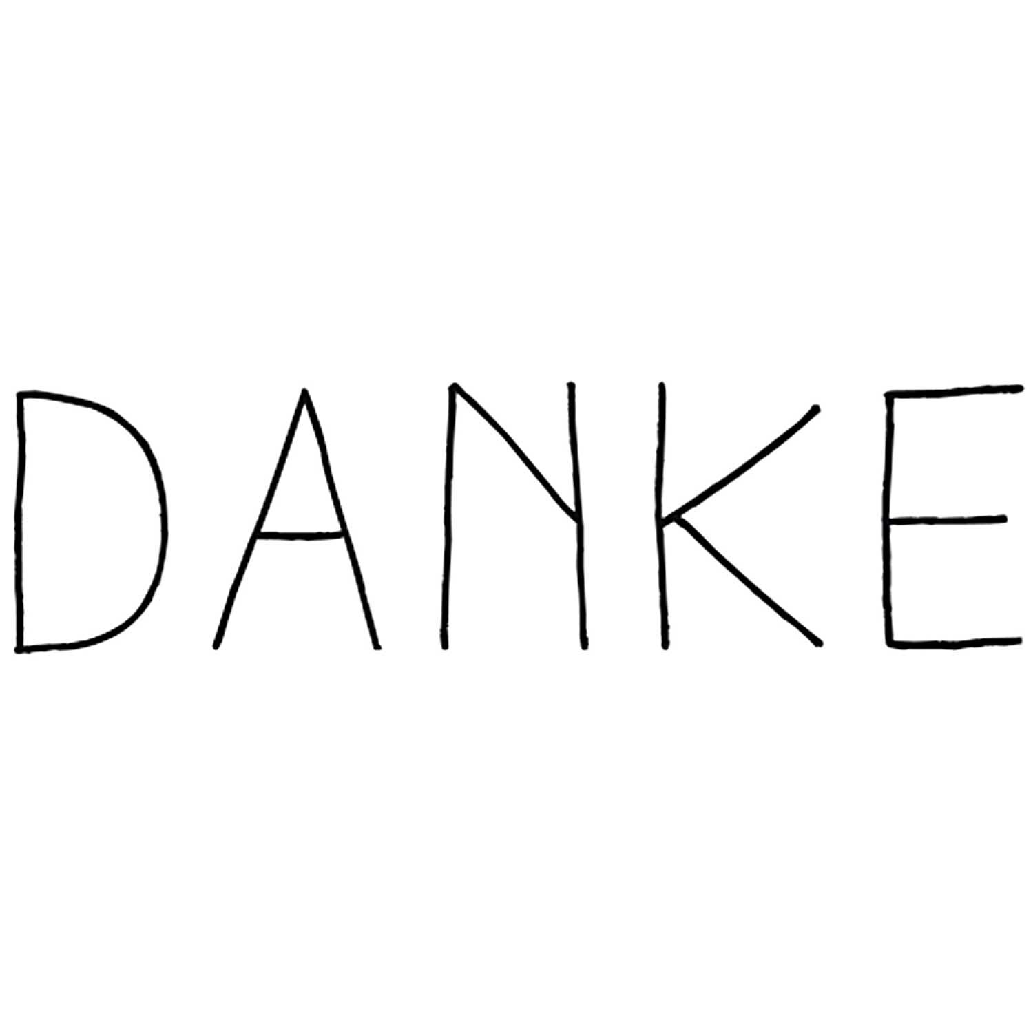 Stempel Danke 5x2cm Stempel Danke 5x2cm von Rico Design