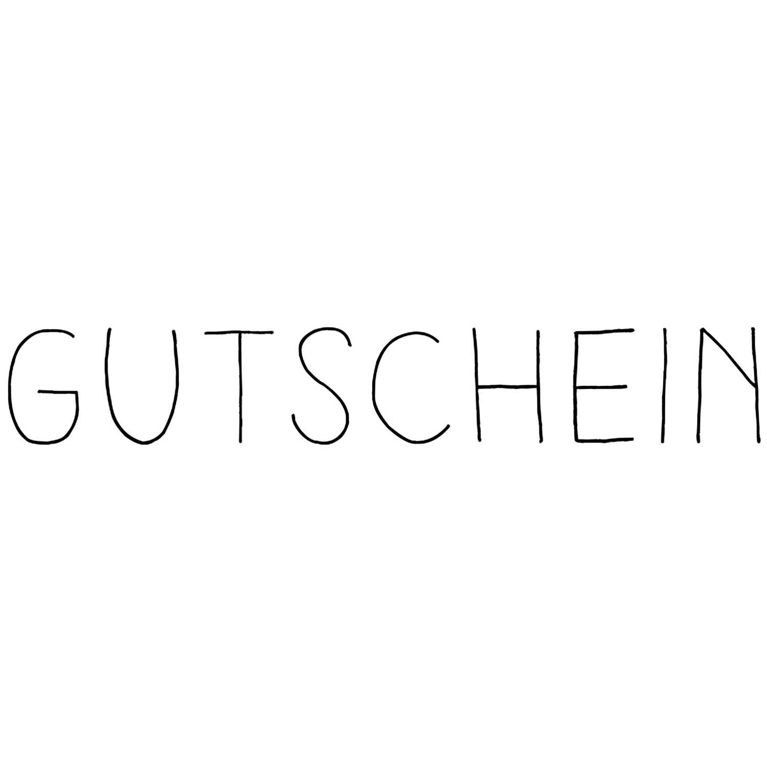 Stempel Gutschein 7,5x2cm von Rico Design