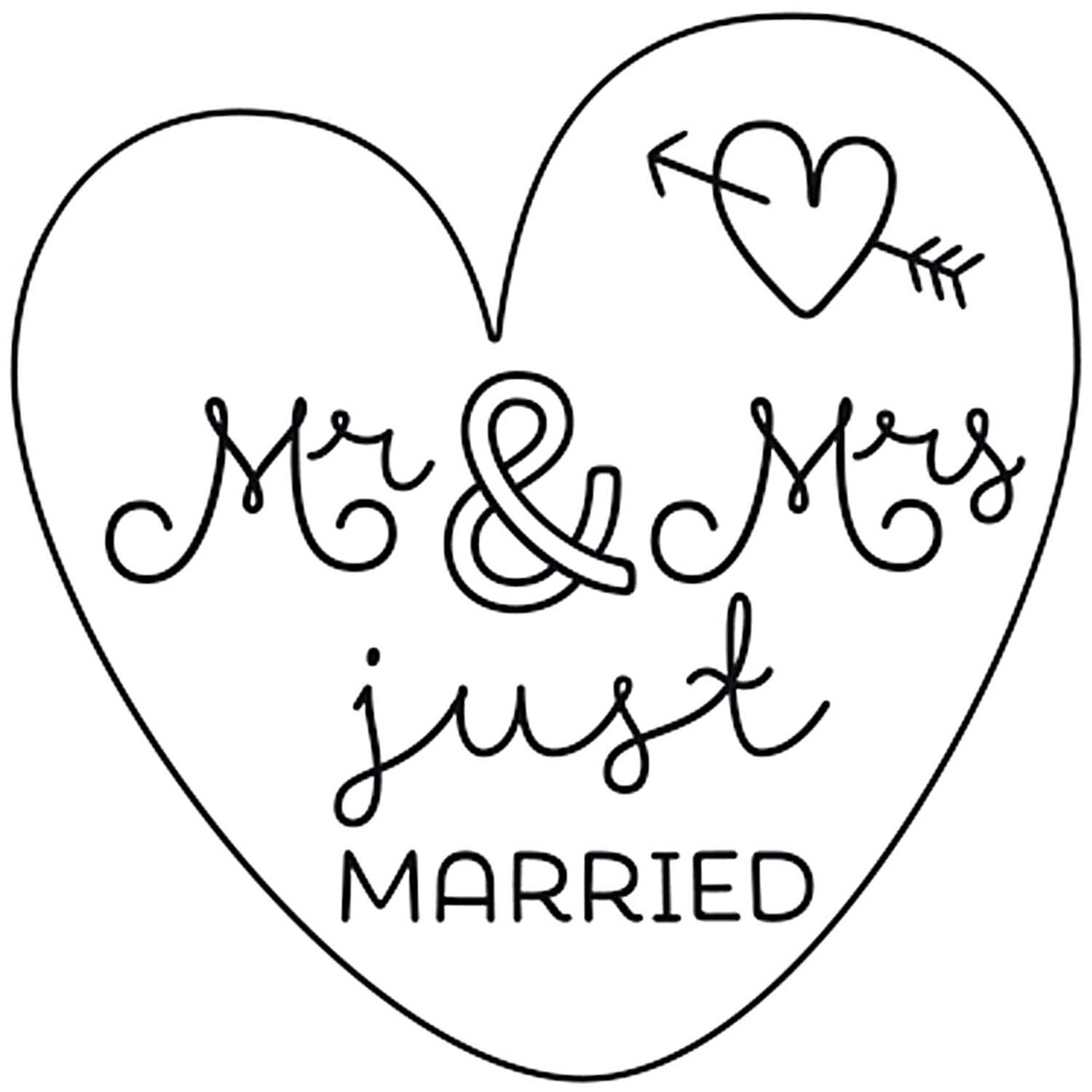 Stempel Mr.& Mrs. rund 3,5cm Stempel Mr.& Mrs. rund 3,5cm von Rico Design
