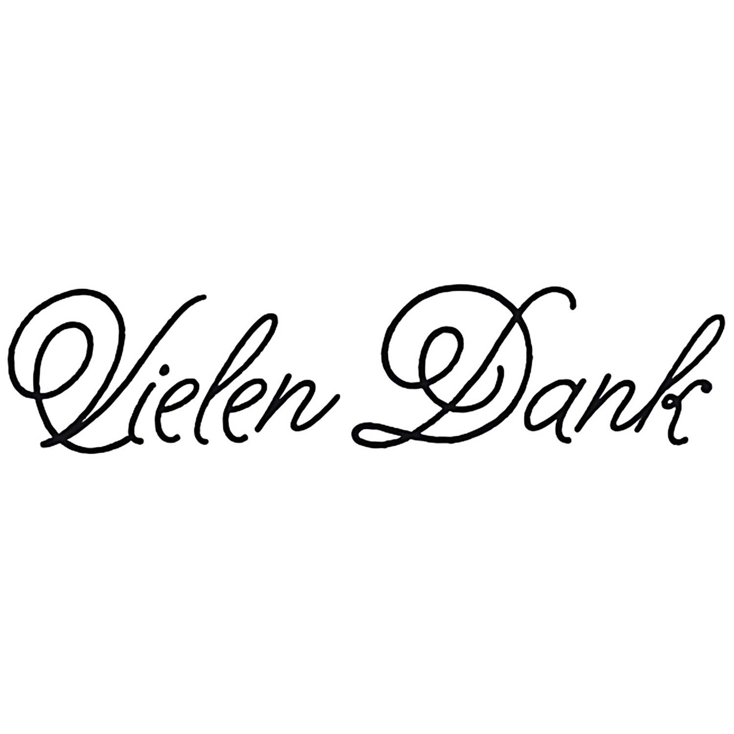 Stempel Vielen Dank 6x2cm Stempel Vielen Dank 6x2cm von Rico Design