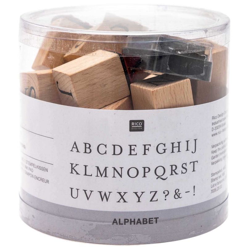 Rico Design Stempelset ABC 2x2cm 30 Stück Rico Design Stempelset ABC 2x2cm 30 Stück von Rico Design