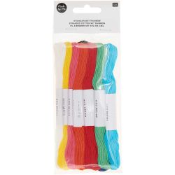 Stickgarn Set Rainbow 10teilig von Rico Design