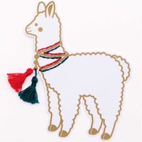 Stickkarton Lama weiß 8 Stück Stickkarton Lama weiß 8 Stück von Rico Design