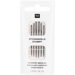 Sticknadeln stumpf 18-22 6 Stück Sticknadeln stumpf 18-22 6 Stück von Rico Design