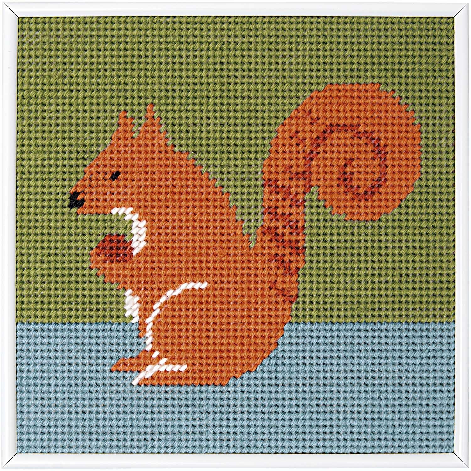 Stickpackung Eichhörnchen 22x22cm von Rico Design