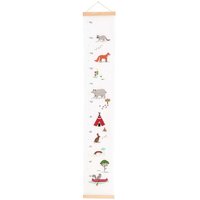 Stickpackung Messlatte Tiere 20x111cm von Rico Design