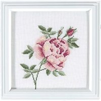 Stickpackung Rose 21x21cm von Rico Design