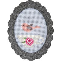 Stickpackung Tasse mit Vogel 14x10,5cm Stickpackung Tasse mit Vogel 14x10,5cm von Rico Design