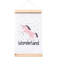 Stickpackung Wandbehang Einhorn 20x30cm von Rico Design
