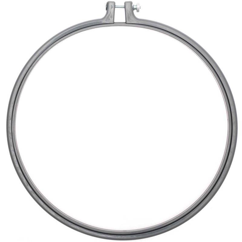 Stickring aus Kunststoff grau 25,4cm von Rico Design