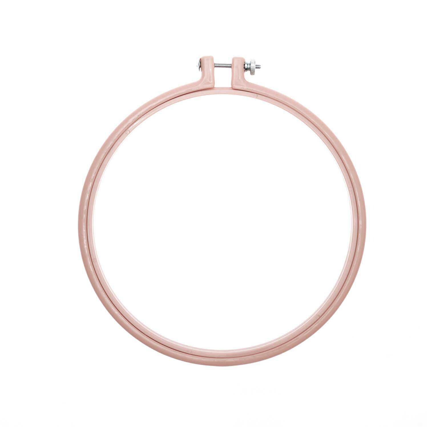 Stickring aus Kunststoff puder 17,8cm Stickring aus Kunststoff puder 17,8cm von Rico Design