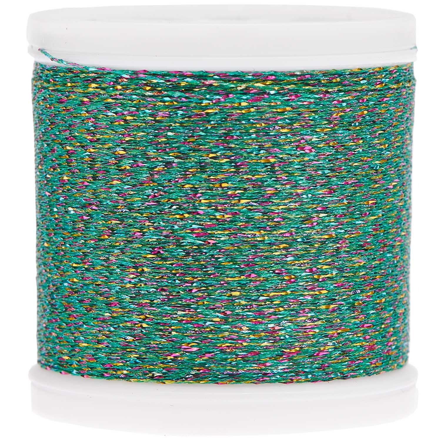 Rico Design Sticktwist Metallic No. 40 Rainbow 200m Grün von Rico Design