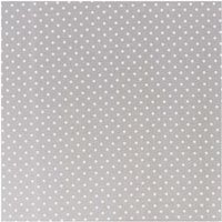 Stoff Punkte klein grau-weiß 140cm Stoff Punkte klein grau-weiß 140cm von Rico Design