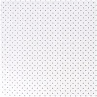 Stoff Punkte klein weiß-grau 50x140cm Stoff Punkte klein weiß-grau 50x140cm von Rico Design