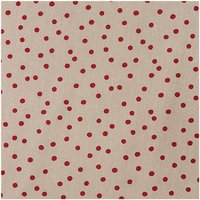 Stoff Punkte natur-rot 140cm breit Stoff Punkte natur-rot 140cm breit von Rico Design