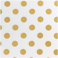 Stoff Punkte weiß-gold 50x140cm Stoff Punkte weiß-gold 50x140cm von Rico Design