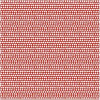 Stoff Punktelinie rot-weiß 50x140cm von Rico Design