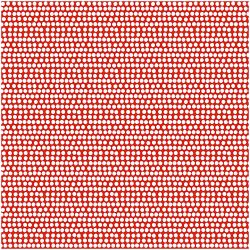 Stoff Punktelinie rot-weiß 50x140cm von Rico Design