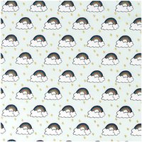 Stoff Regenbogen mint-gold 50x140cm von Rico Design