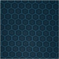 Stoffabschnitt Baumwoll-Popelin blau Rosette 50x140cm Stoffabschnitt Baumwoll-Popelin blau Rosette 50x140cm von Rico Design