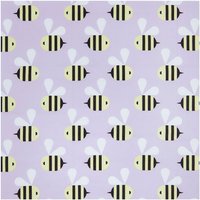 Stoffabschnitt Baumwoll-Popelin flieder Bienen 50x140cm Stoffabschnitt Baumwoll-Popelin flieder Bienen 50x140cm von Rico Design