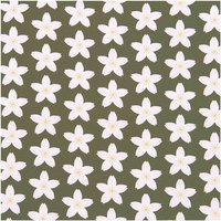 Stoffabschnitt Baumwoll-Popelin oliv Kirschblüten 50x140cm Stoffabschnitt Baumwoll-Popelin oliv Kirschblüten 50x140cm von Rico Design