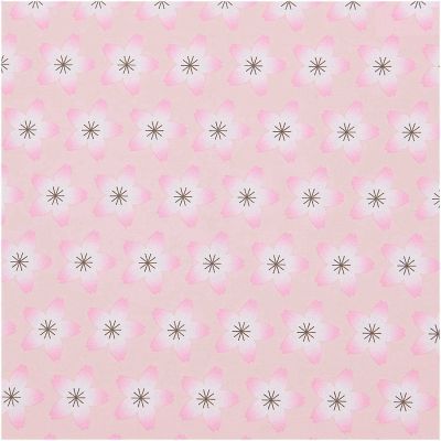 Stoffabschnitt Baumwoll-Popelin rosa Kirschblüten 50x140cm Stoffabschnitt Baumwoll-Popelin rosa Kirschblüten 50x140cm von Rico Design