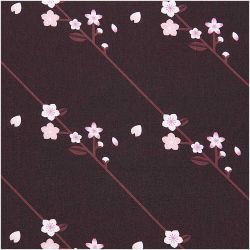 Stoffabschnitt Baumwoll-Popelin schwarz Sakura Zweige 50x140cm Stoffabschnitt Baumwoll-Popelin schwarz Sakura Zweige 50x140cm von Rico Design