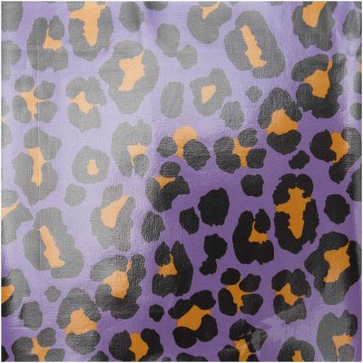 Stoffabschnitt PVC-Stoff Glossy Acid Leo lila 25x70cm Stoffabschnitt PVC-Stoff Glossy Acid Leo lila 25x70cm von Rico Design