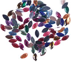 Strass Blätter bunt 100 Stück Strass Blätter bunt 100 Stück von Rico Design
