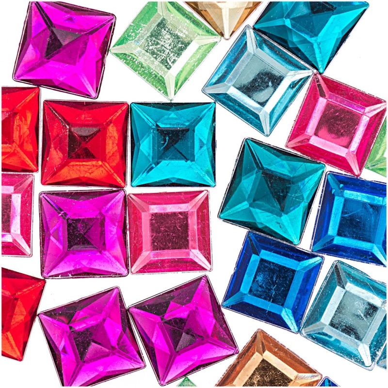 Strass Quadrat mehrfarbig ca. 25 Stück Strass Quadrat mehrfarbig ca. 25 Stück von Rico Design