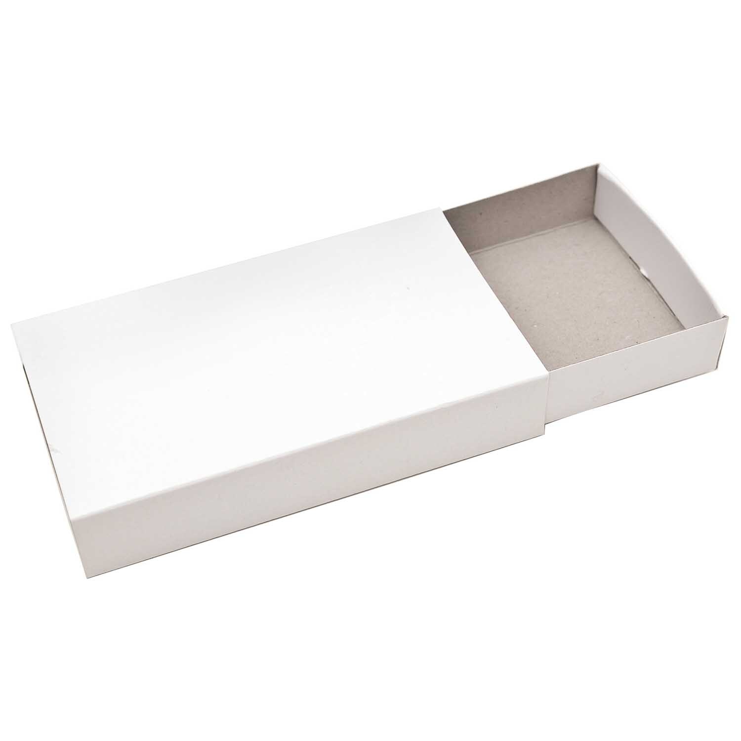 Rico Design Streichholzschachtelset groß 11x6,3x2cm weiß 12 Stück von Rico Design