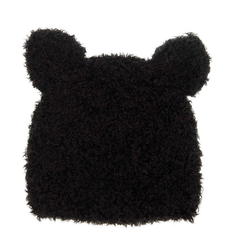 Strickset Mütze Katze schwarz von Rico Design