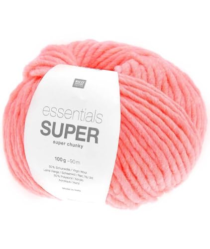 Rico Design Super super chunky Garn Wolle, 100% Rosa, Yarn Rico Design Super super chunky Garn Wolle, 100% Rosa, Yarn von Rico Design