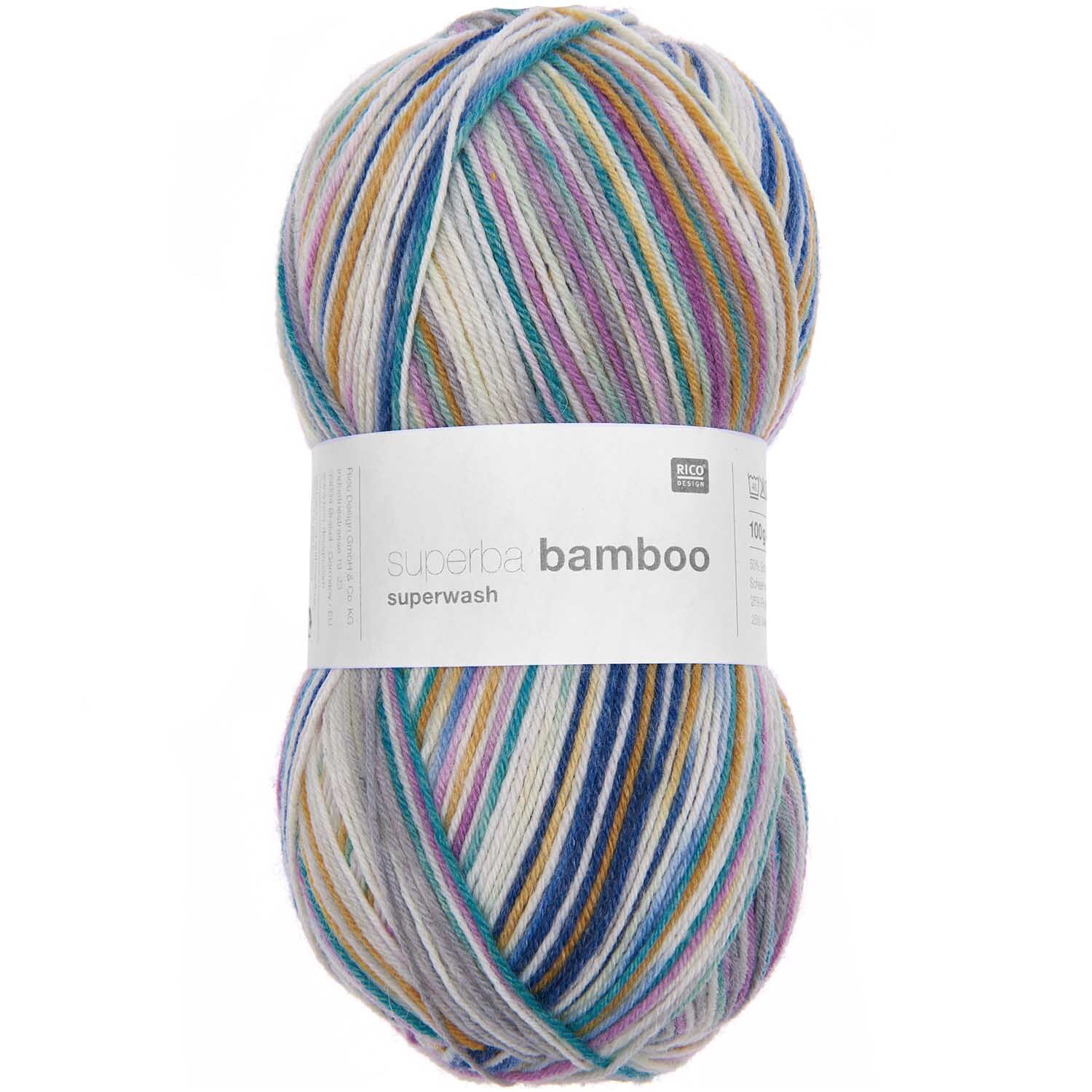 Rico Design Superba Bamboo superwash Flieder-Mint von Rico Design