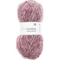 Rico Design Superba Bamboo superwash Pink-Rot Mix von Rico Design