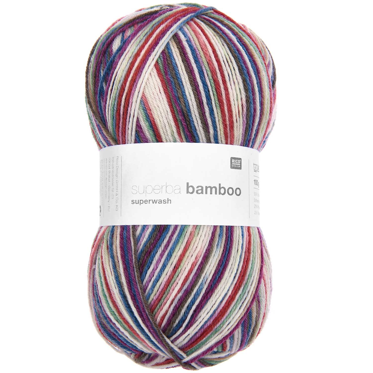 Rico Design Superba Bamboo superwash Rot-Mint von Rico Design