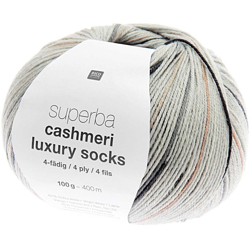 Superba Cashmeri Luxury Socks 4fädig von Rico Design