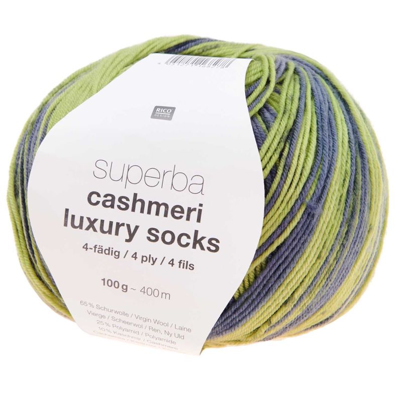Superba Cashmeri Luxury Socks 4fädig von Rico Design