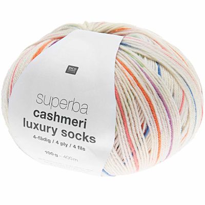 Superba Cashmeri Luxury Socks 4fädig von Rico Design