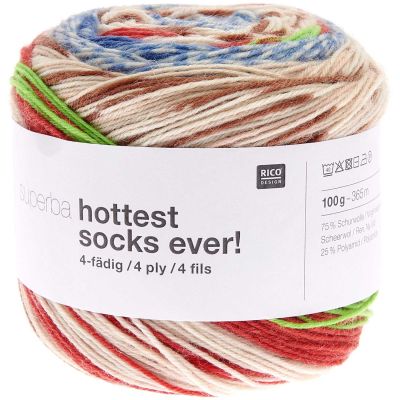 Superba Hottest Socks ever! 4fädig von Rico Design