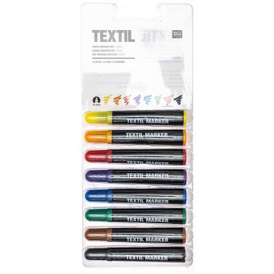 Textil Marker basic 8 Farben von Rico Design