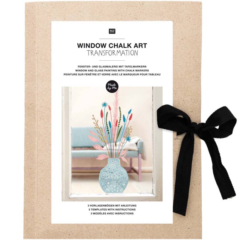 Vorlagenmappe Transformation Fenster- und Glasmalerei mit Kreidestiften von Rico Design