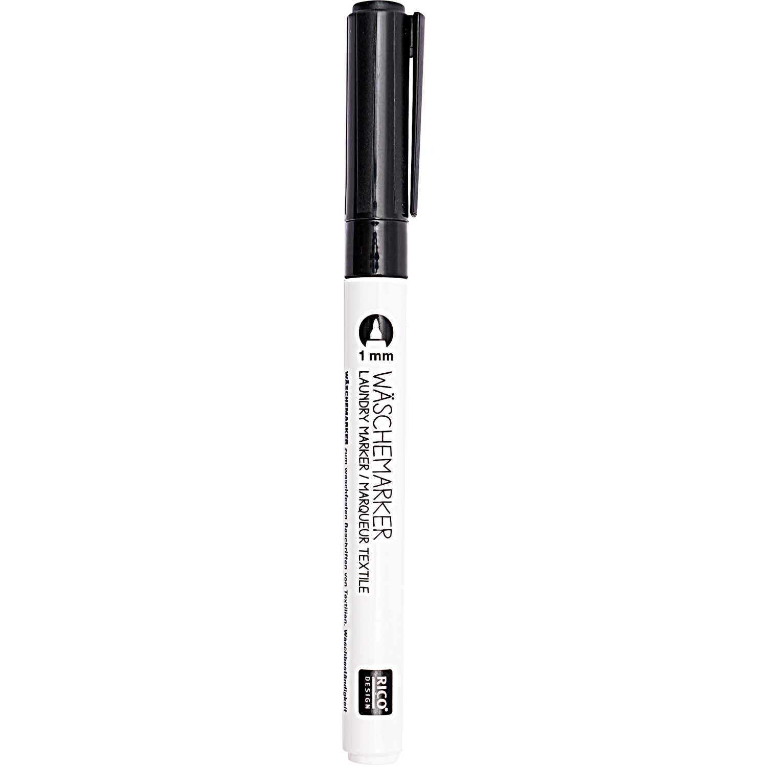 Wäschemarker schwarz 1mm Wäschemarker schwarz 1mm von Rico Design
