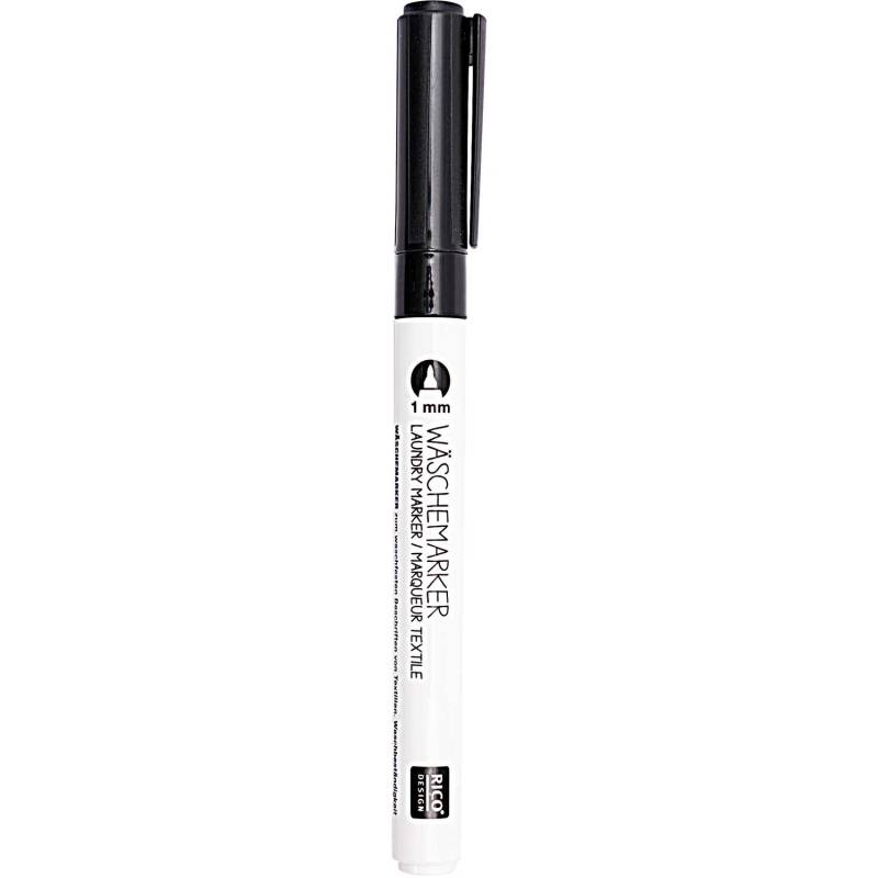 Wäschemarker schwarz 1mm von Rico Design