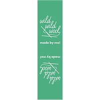 Webetiketten außen wild wild wool grün 2x8cm 3 Stück von Rico Design